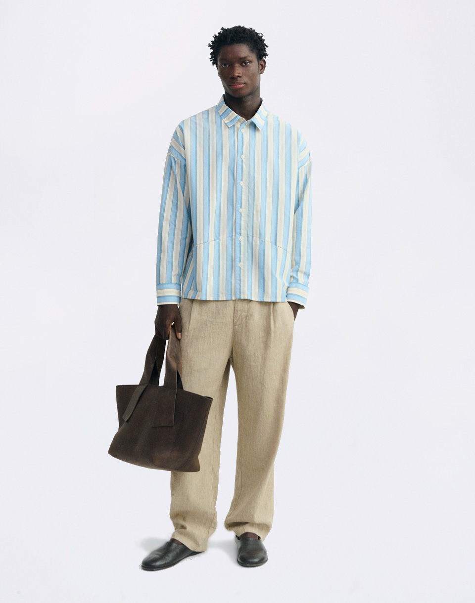 Thinking MU Messina Stripes Jim Shirt MULTICOLOR M