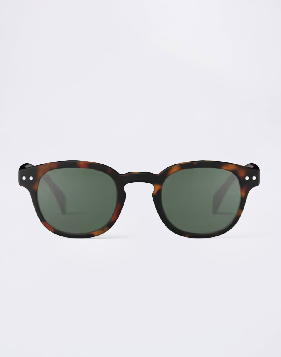 Izipizi Sun #C Tortoise Green Lenses