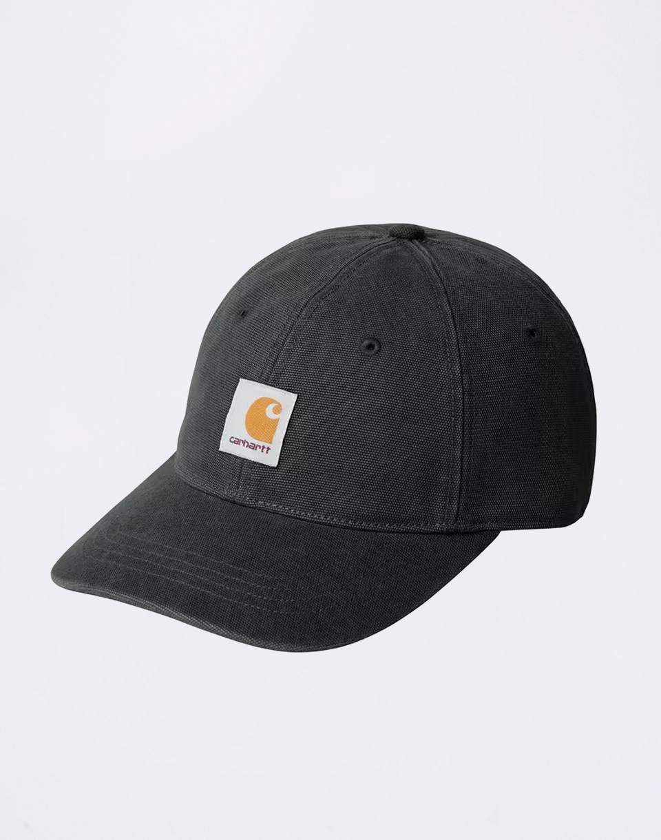 Carhartt WIP Canvas Cap Black stone washed
