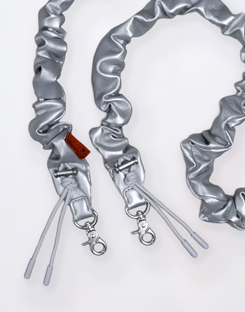 Topologie Bungee Strap Chrome Synthetic Leather