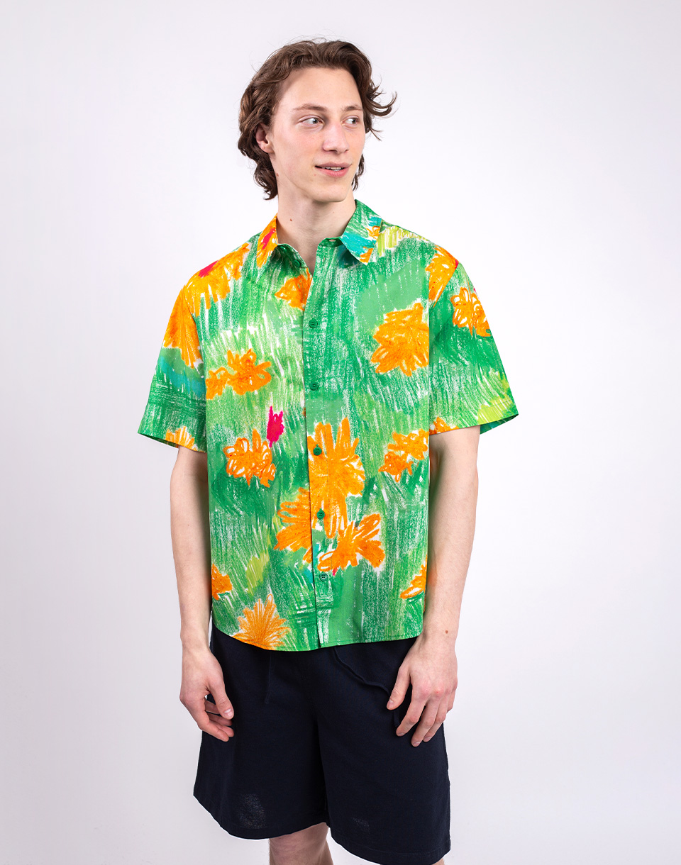 Thinking MU Crayon Paddy Shirt MULTICOLOR M