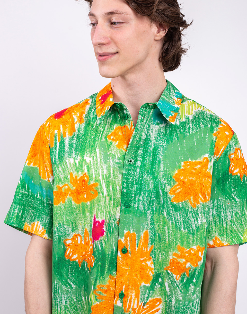 Thinking MU Crayon Paddy Shirt MULTICOLOR M