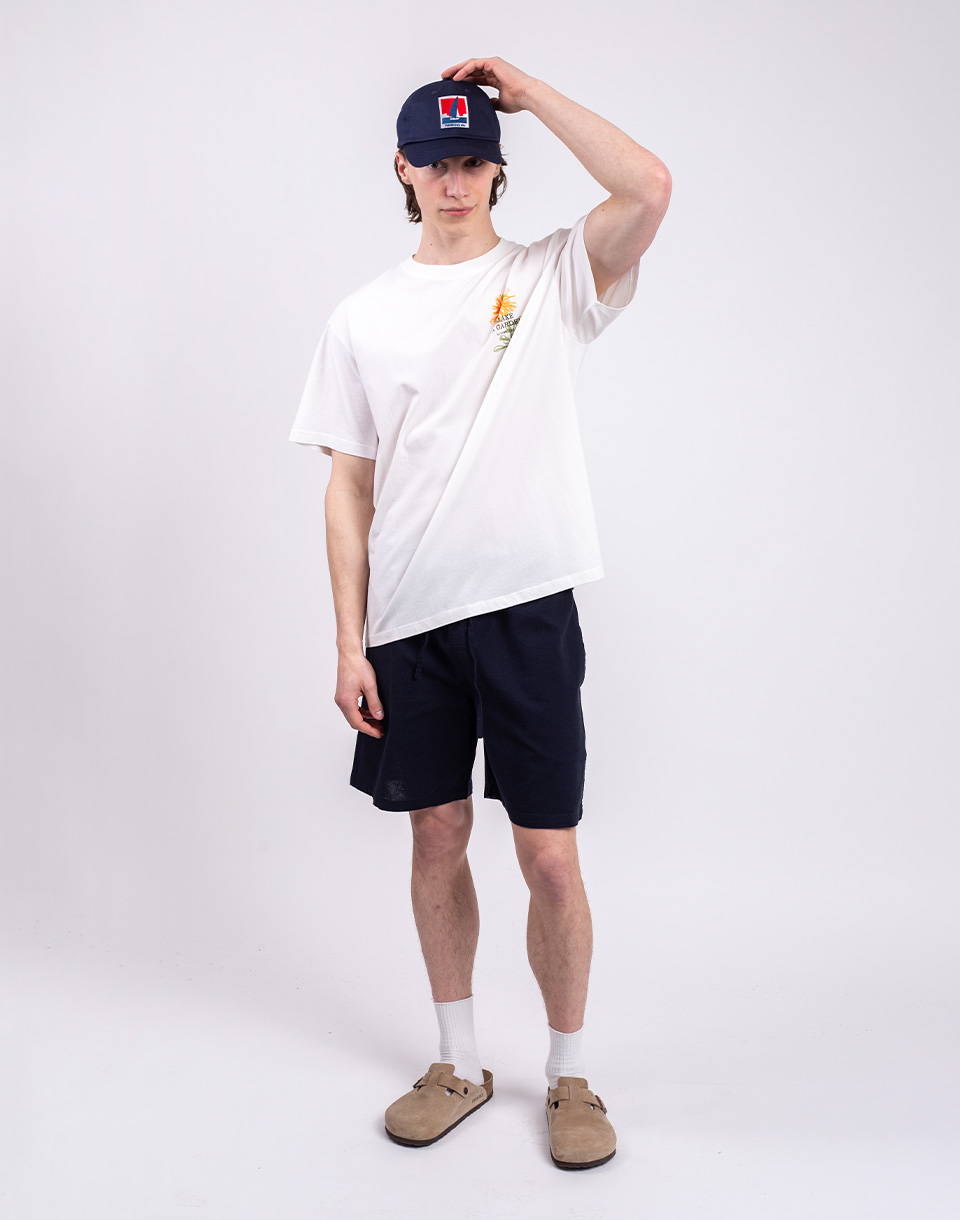 Thinking MU Crayon Flower Aaron Tee WHITE M