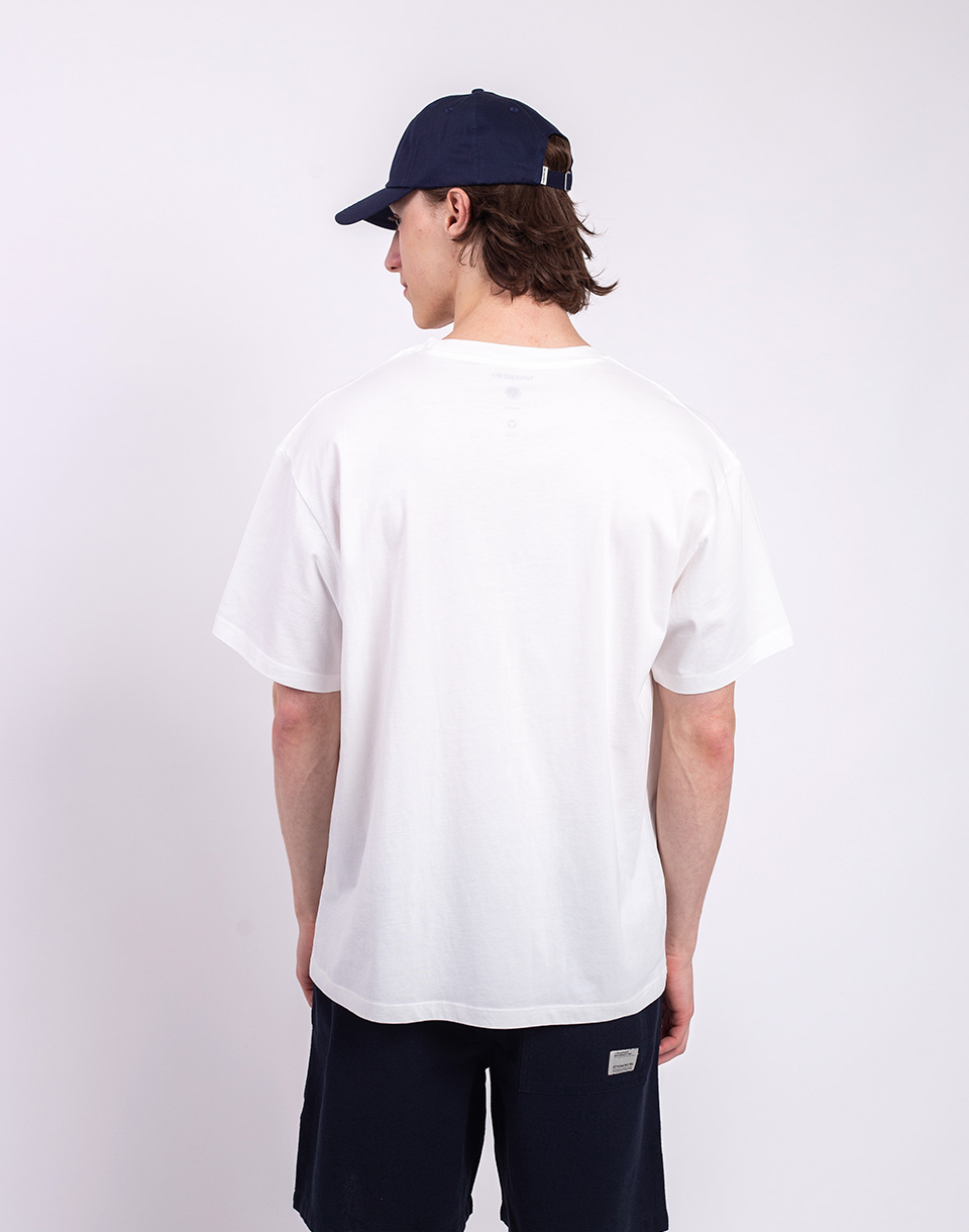 Thinking MU Crayon Flower Aaron Tee WHITE M