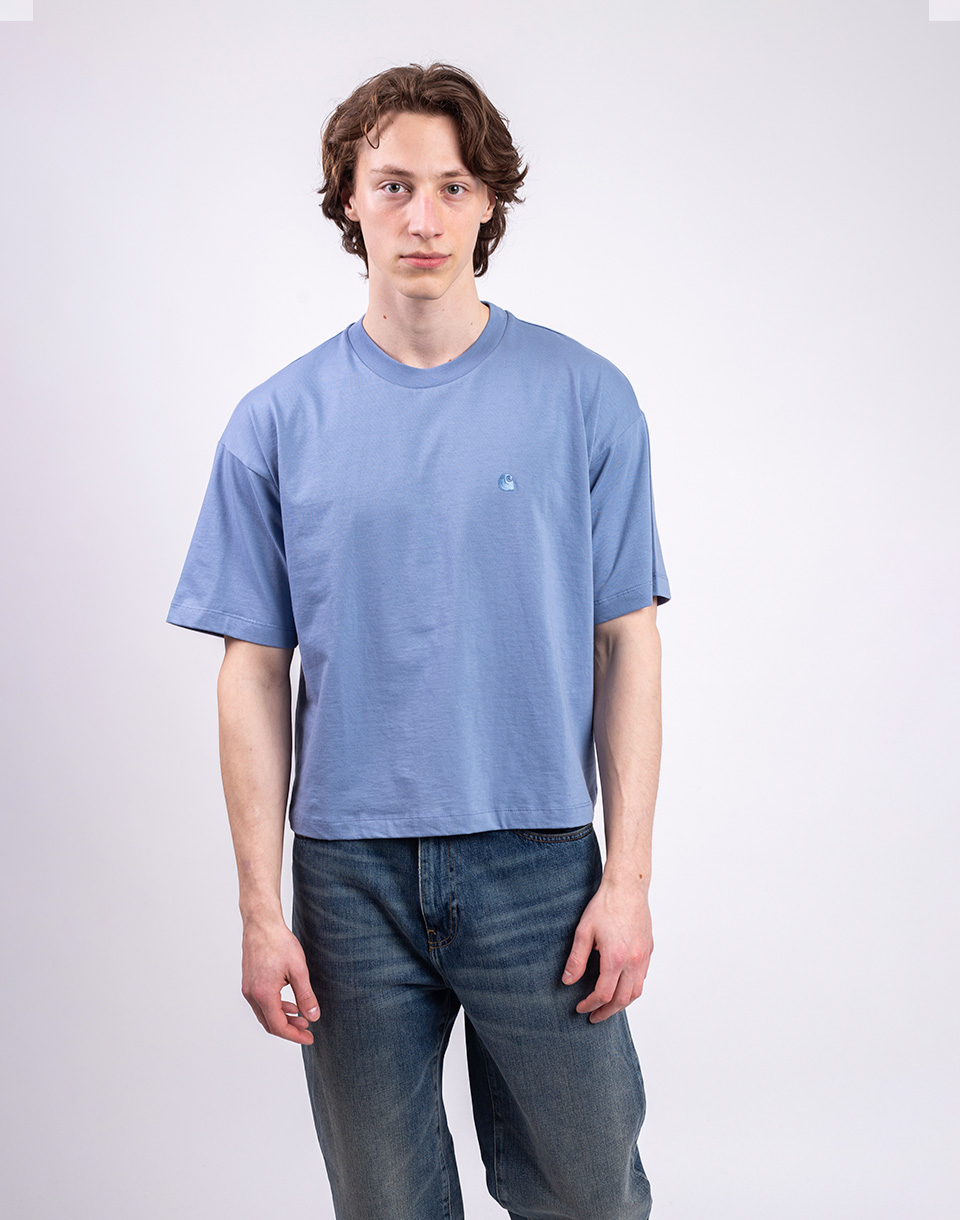 Tričko Carhartt WIP W' S/S Chester T-Shirt Gentle Blue