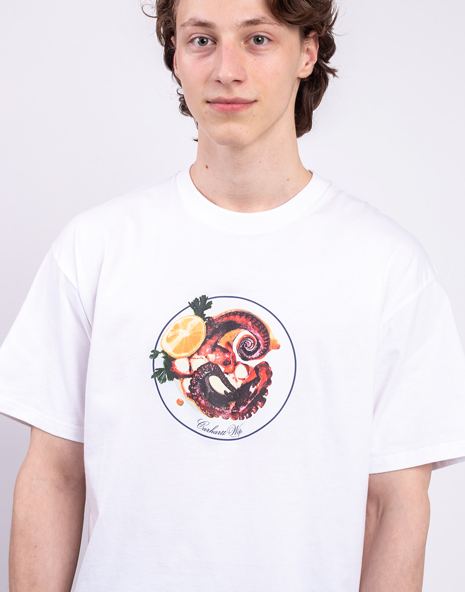 Carhartt WIP S/S Octopus T-Shirt White M