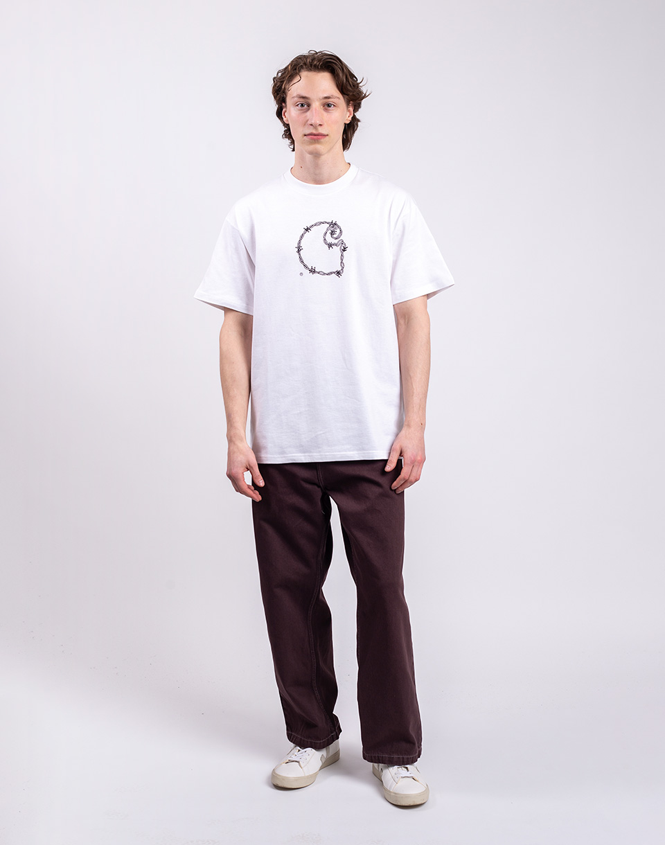 Carhartt WIP S/S Barbwire C T-Shirt White M