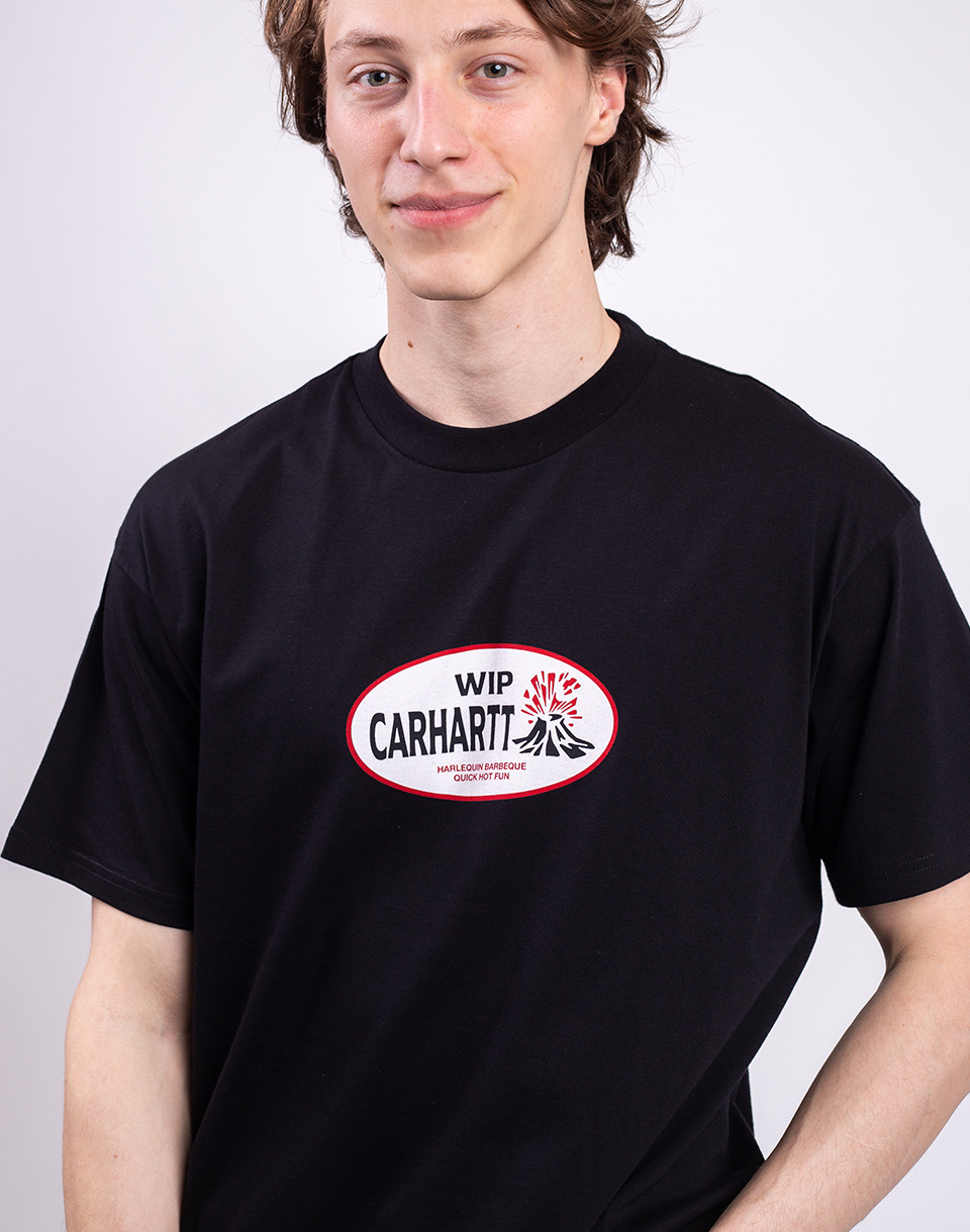 Carhartt WIP S/S Harlequin BBQ T-Shirt Black S