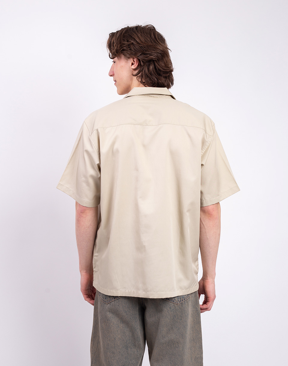 Carhartt WIP S/S Delray Shirt Stone/White M