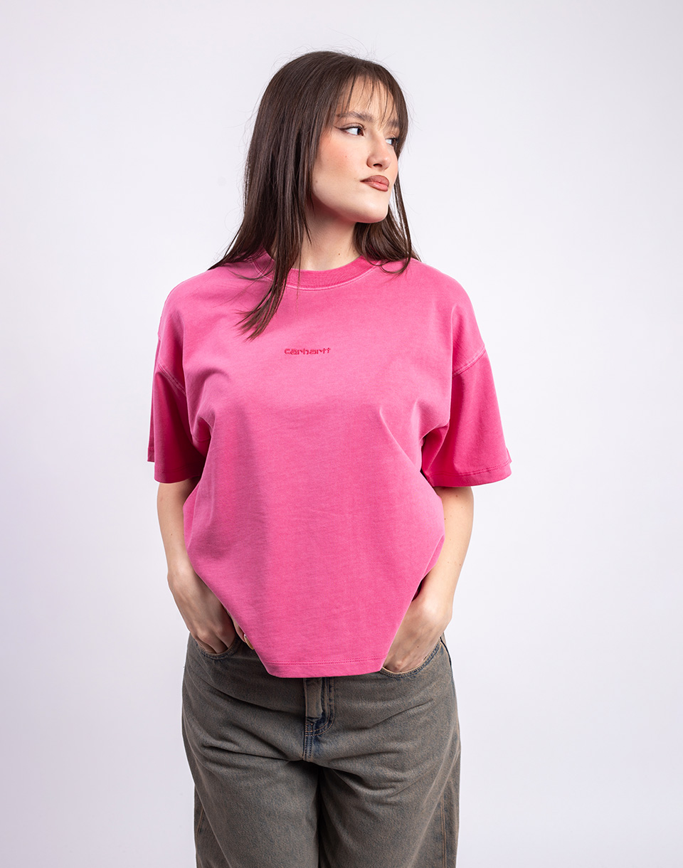 Tričko Carhartt WIP W' S/S Benton T-Shirt Primrose garment dyed