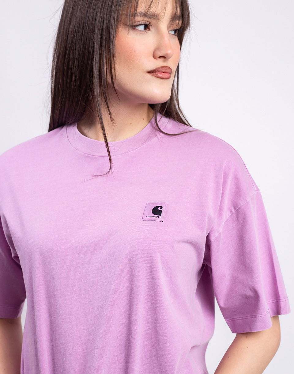 Carhartt WIP W' S/S Nelson T-Shirt Gentle Purple garment dyed M