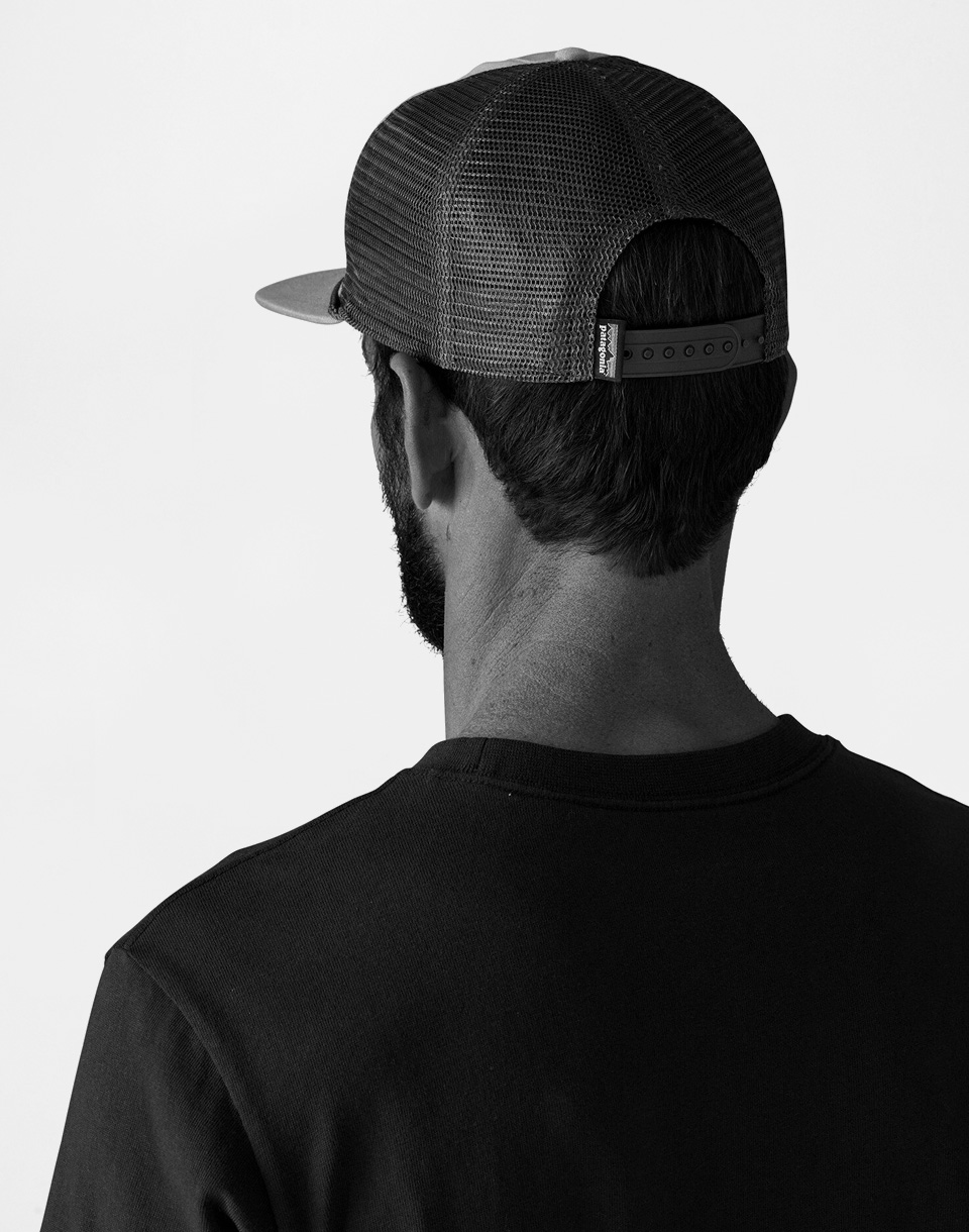 Patagonia Airfarer Cap P-6 Logo: Weathered Stone