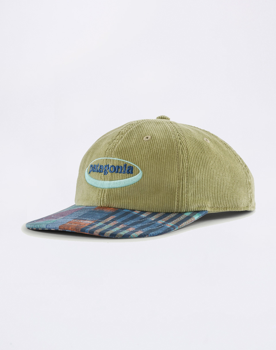 Patagonia Corduroy Cap '95 Oval Logo: Gumtree Green