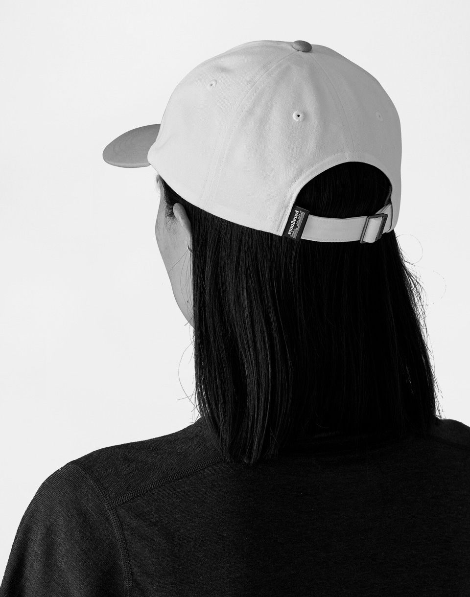 Patagonia P-6 Label Trad Cap Melt Away: Still Blue