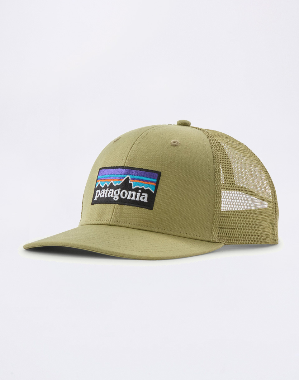 Patagonia P-6 Logo Trucker Hat Gumtree Green