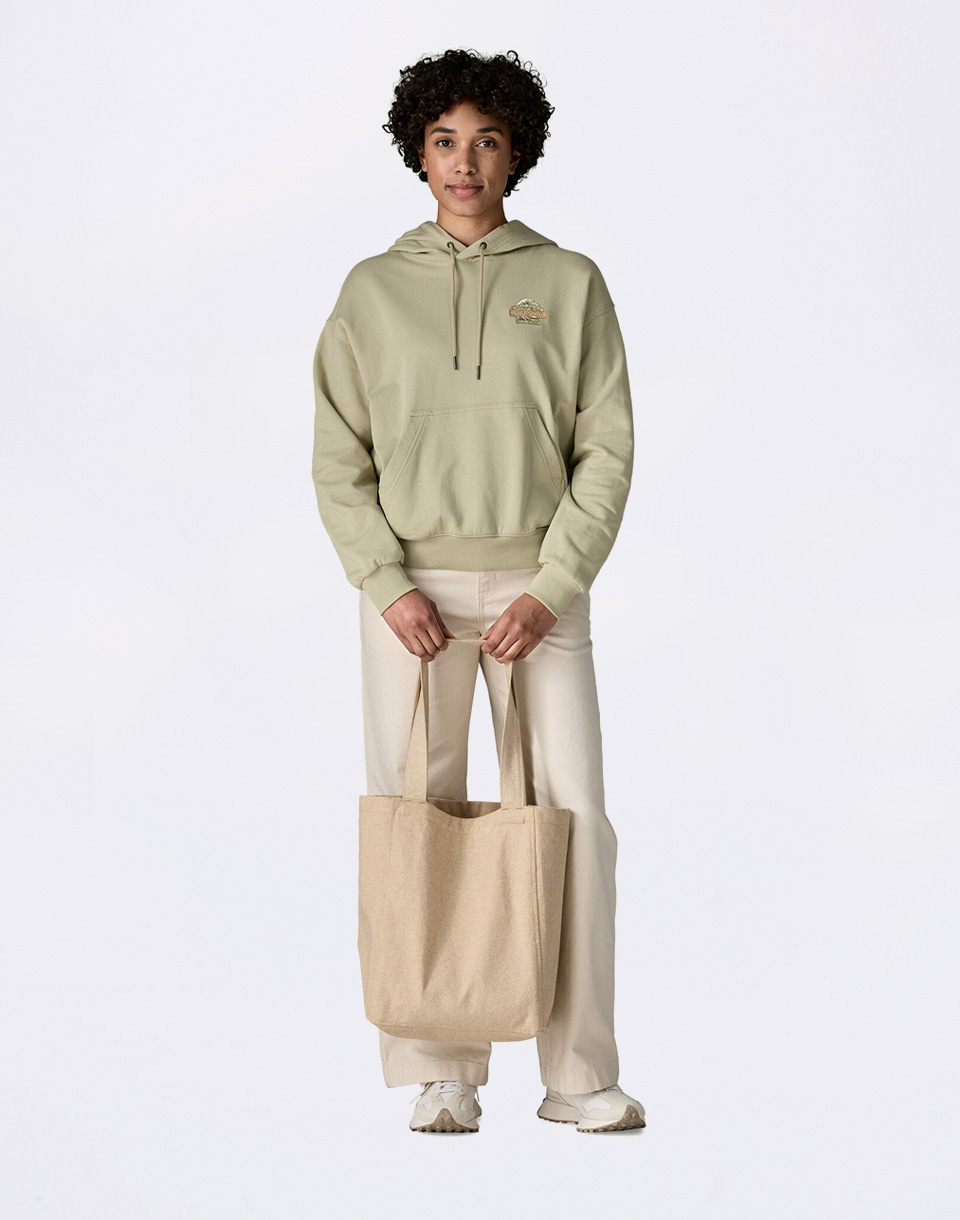 Patagonia Recycled Market Tote Great Waves: Classic Tan