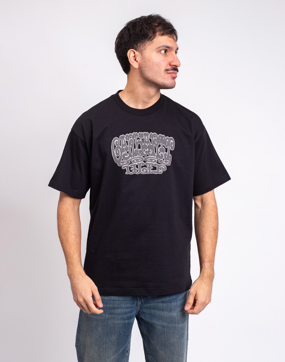 Tričko Carhartt WIP S/S Tipsy Type T-Shirt Black