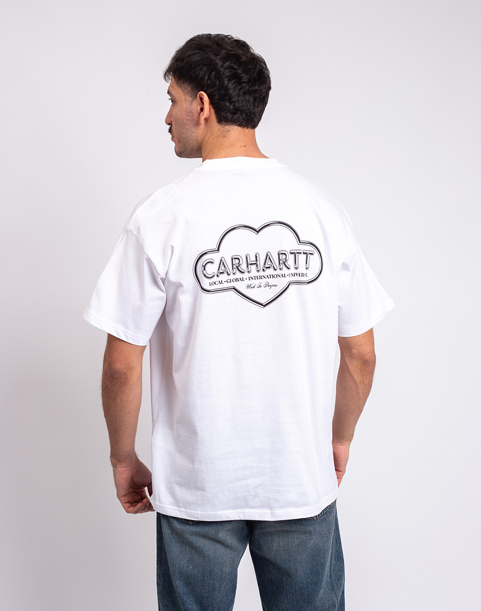 Carhartt WIP S/S Cloud Heart T-Shirt White M