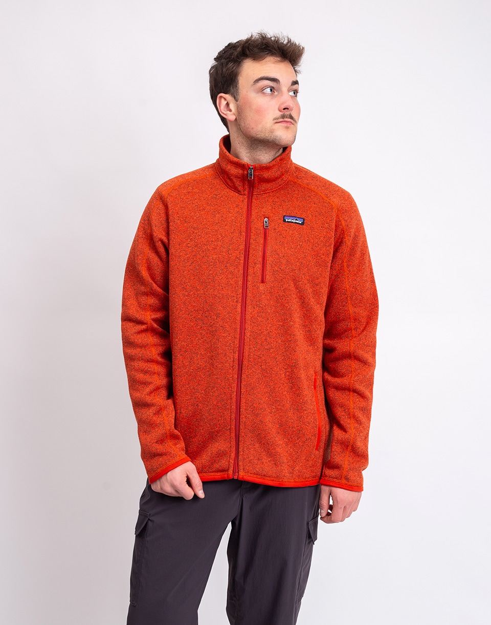 Patagonia M's Better Sweater Jacket Coal Orange M