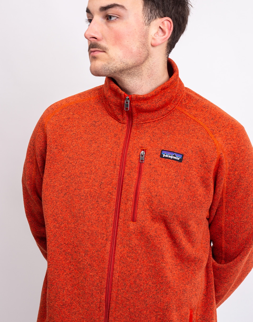 Patagonia M's Better Sweater Jacket Coal Orange S