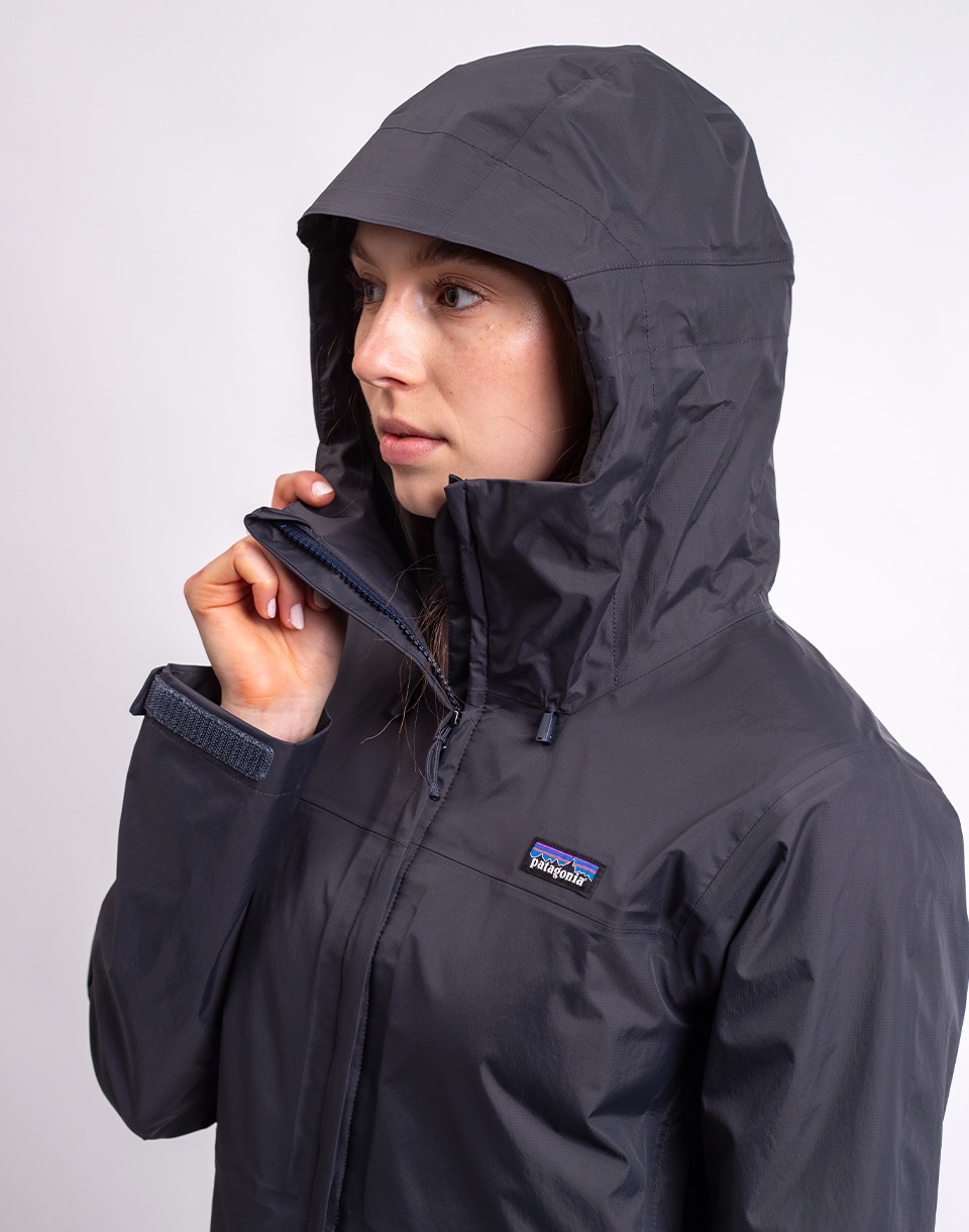 Patagonia W's Torrentshell 3L Rain Jacket Smolder Blue M