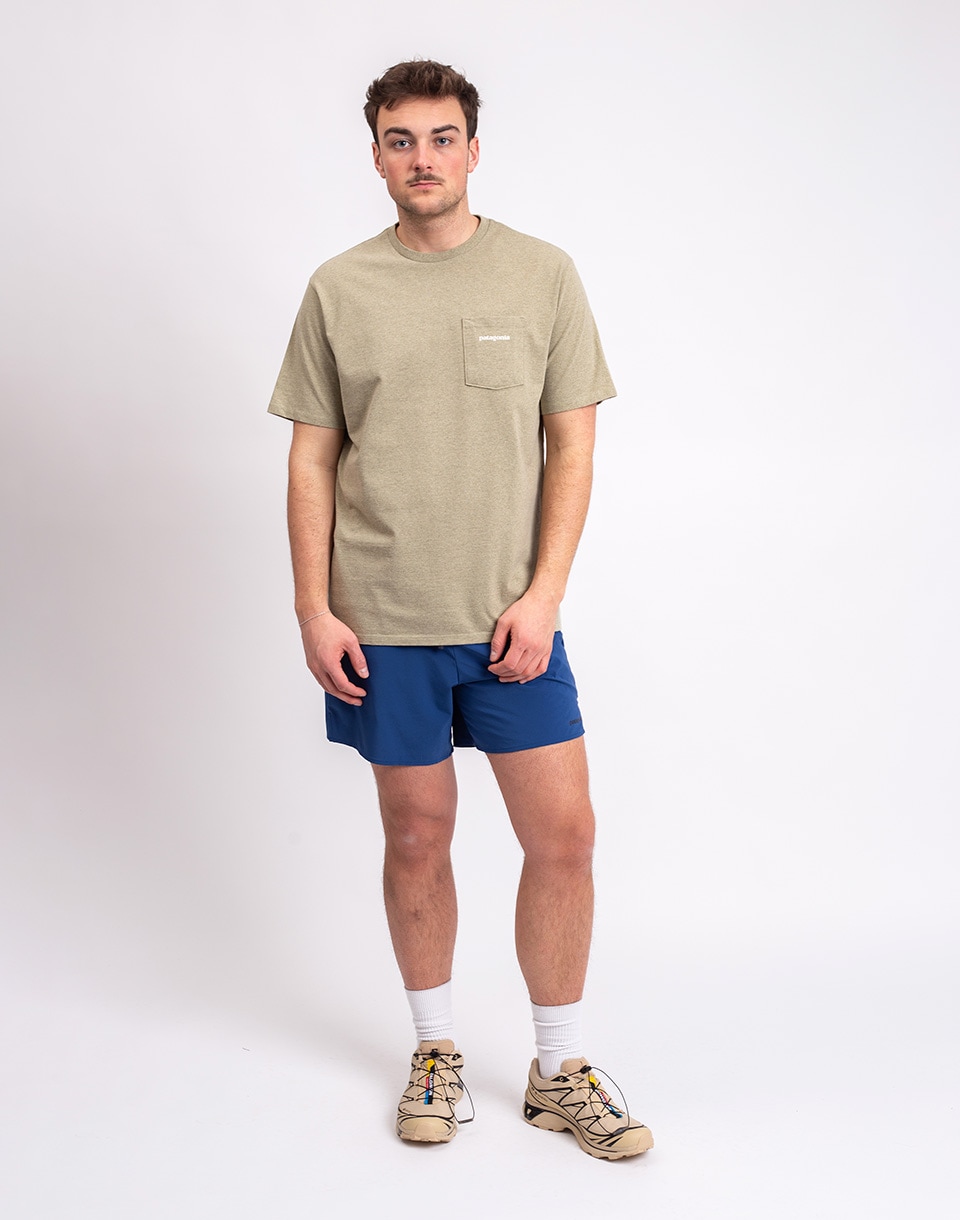 Patagonia M's Boardshort Logo Pocket Responsibili-Tee® Gumtree Green S