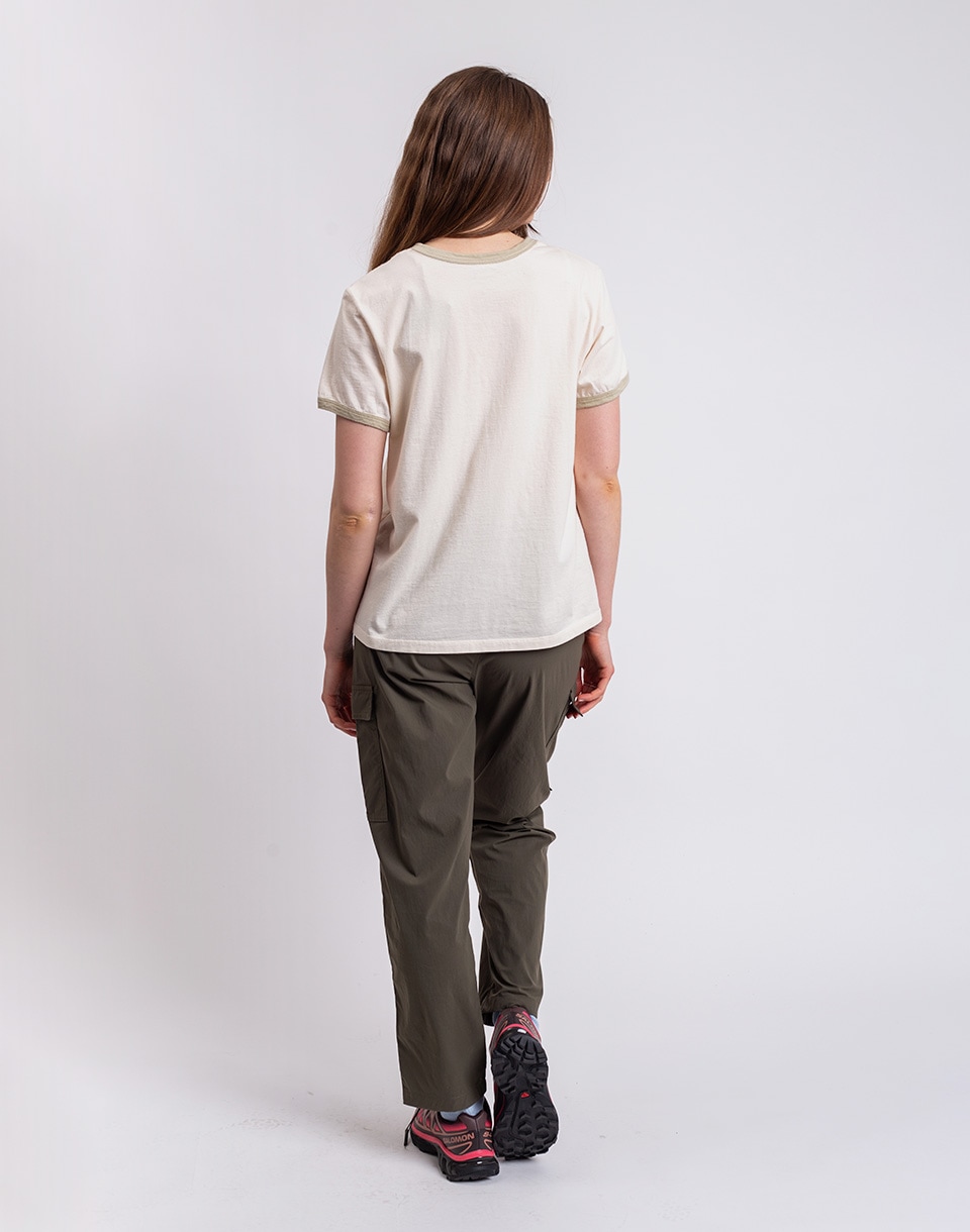 Patagonia W's Great Waves Ringer Tee Undyed Natural M