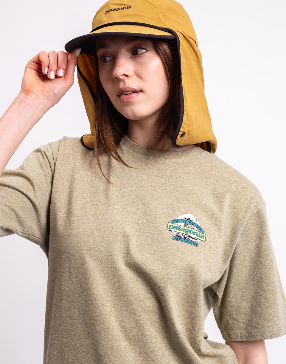 Patagonia Great Waves Responsibili-Tee® Gumtree Green M