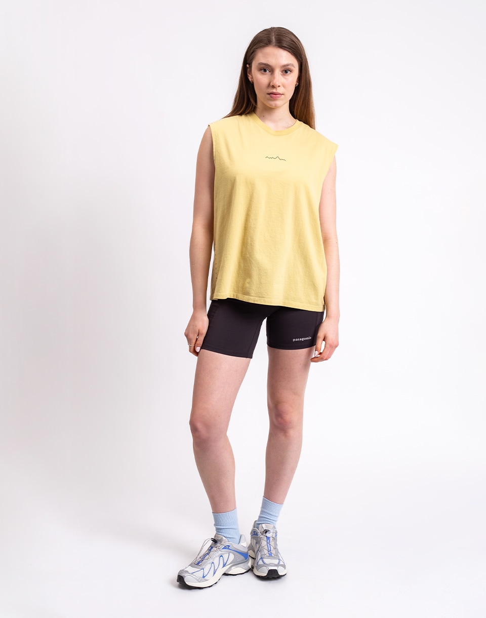 Patagonia W’s Multi-Pitch Boxy Tank Limestone Yellow M