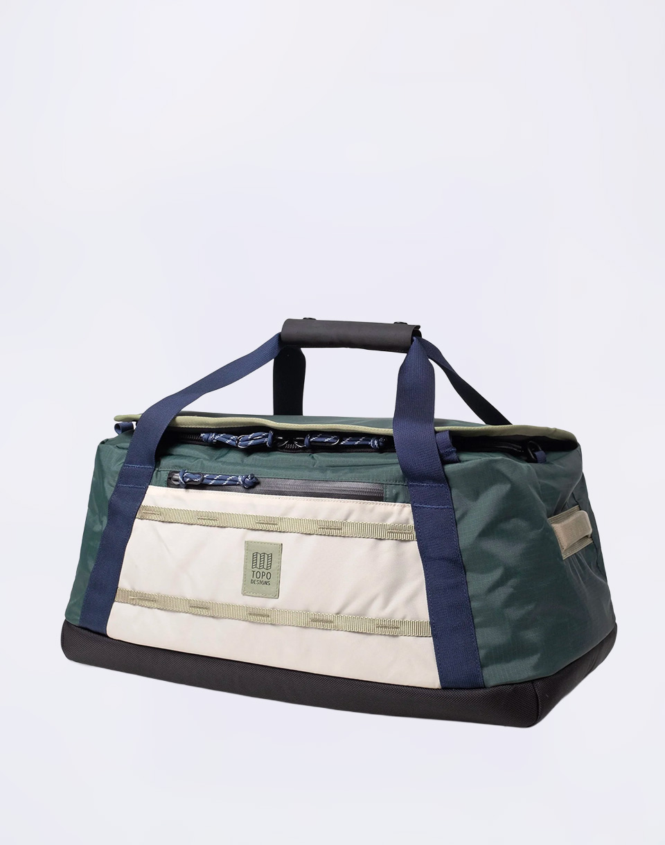 Topo Designs Mountain Duffel 40L Forest/Bone White