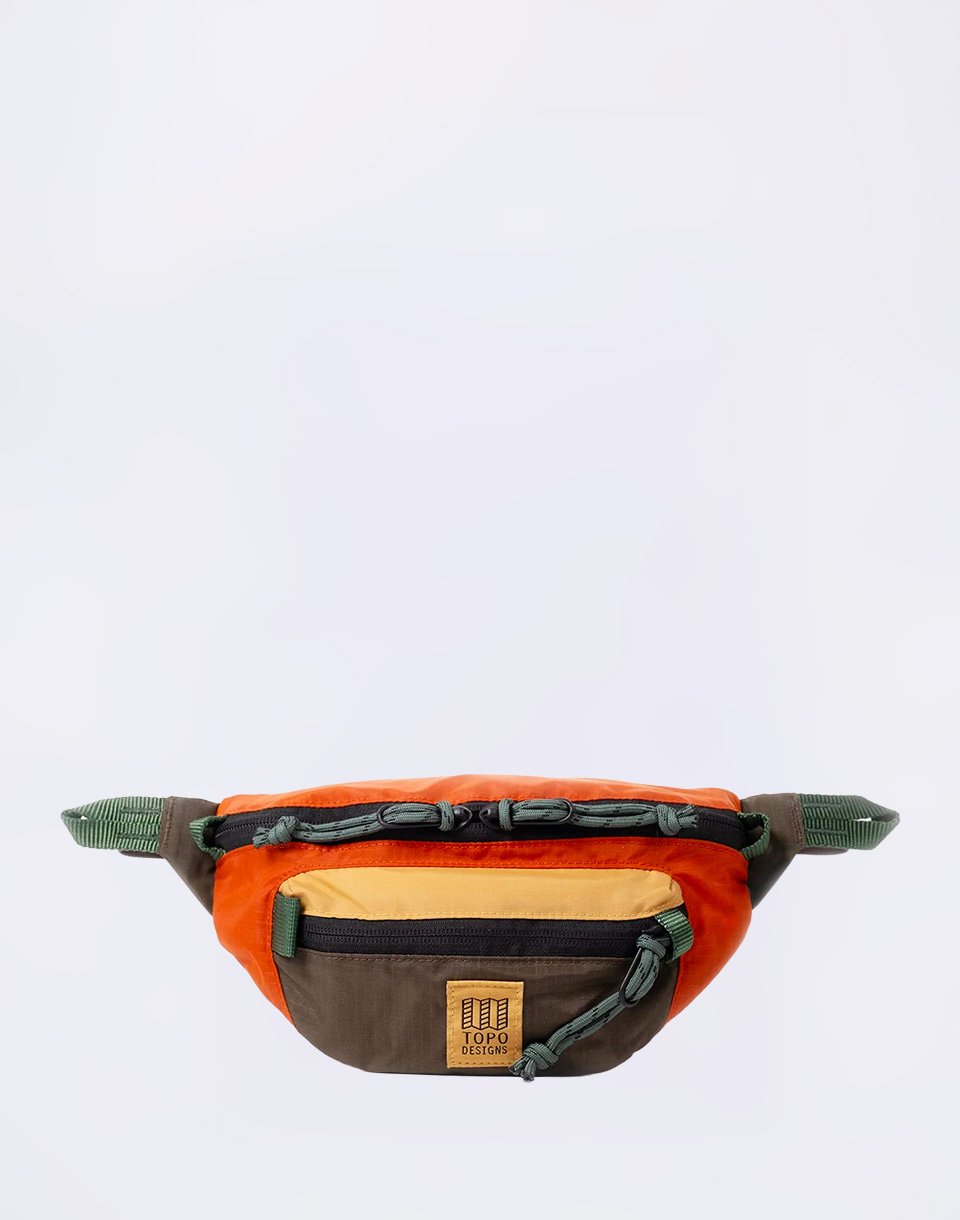 Topo Designs Mountain Waist Pack Woodland/Terracotta