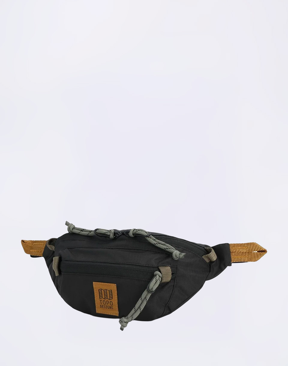 Topo Designs Mountain Waist Pack Black/Neutral