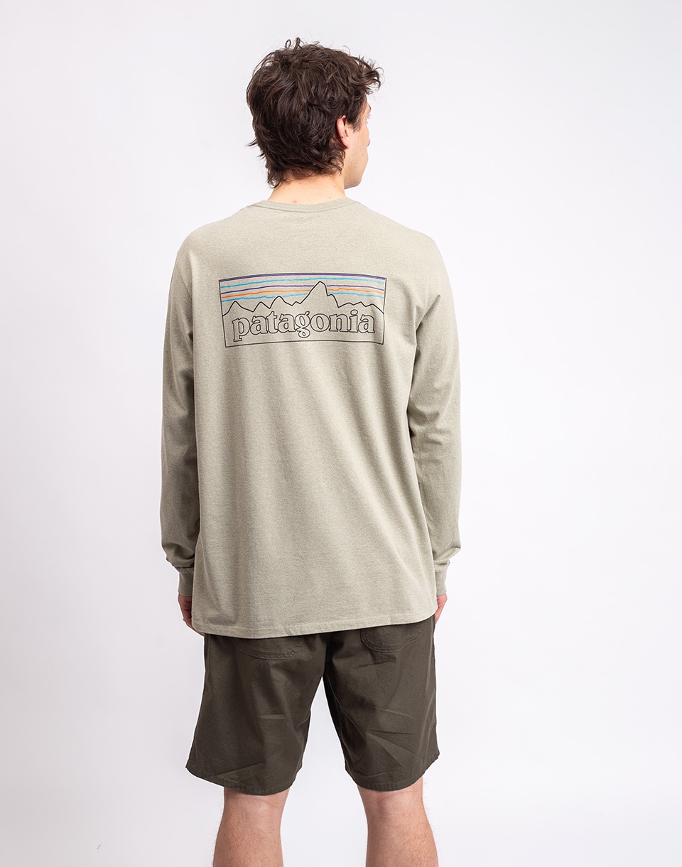 Patagonia M's P-6 Logo Responsibili-Tee® P-6 Outline: Gumtree Green S