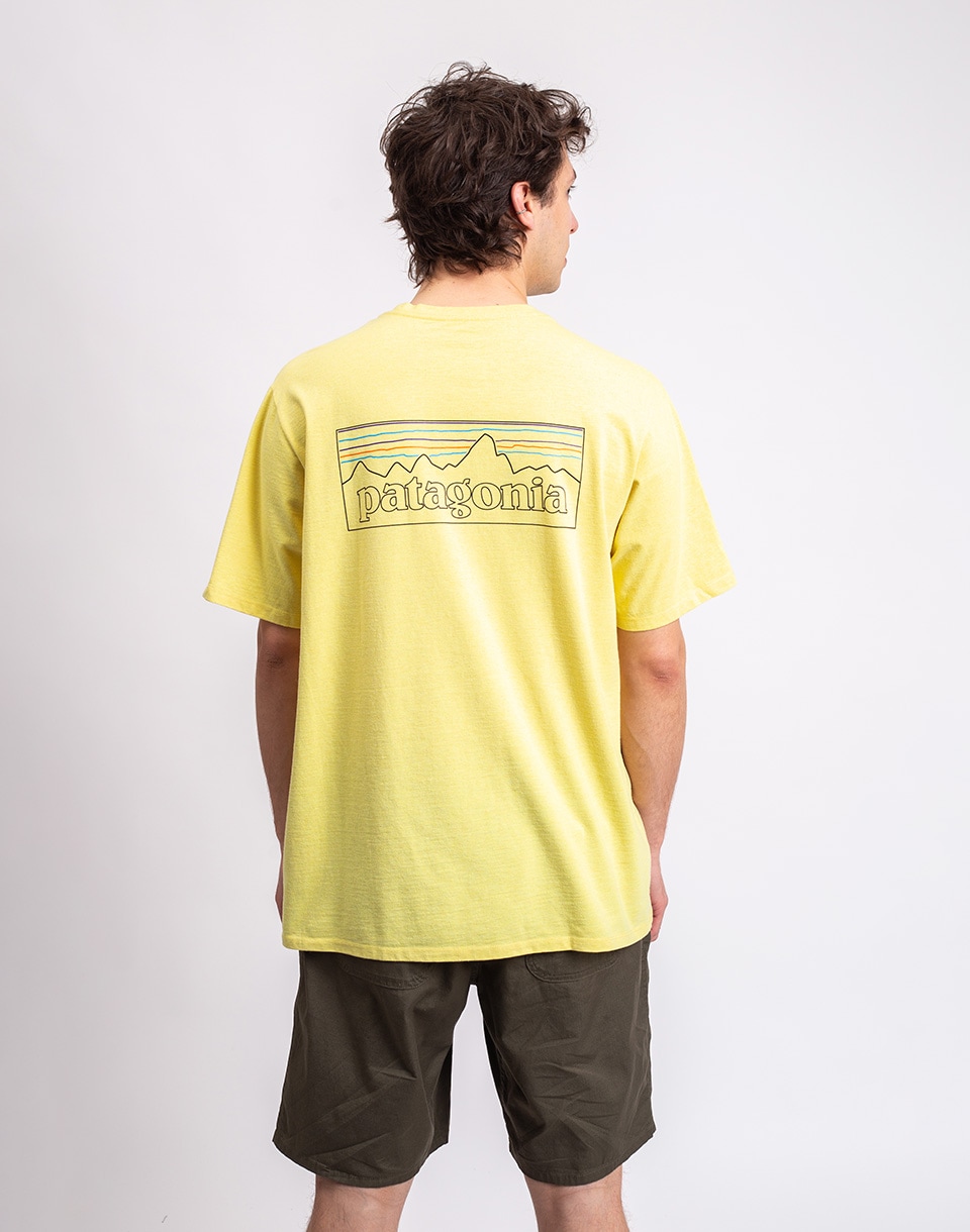 Patagonia M's P-6 Logo Responsibili-Tee® P-6 Outline: Lemon Zest S