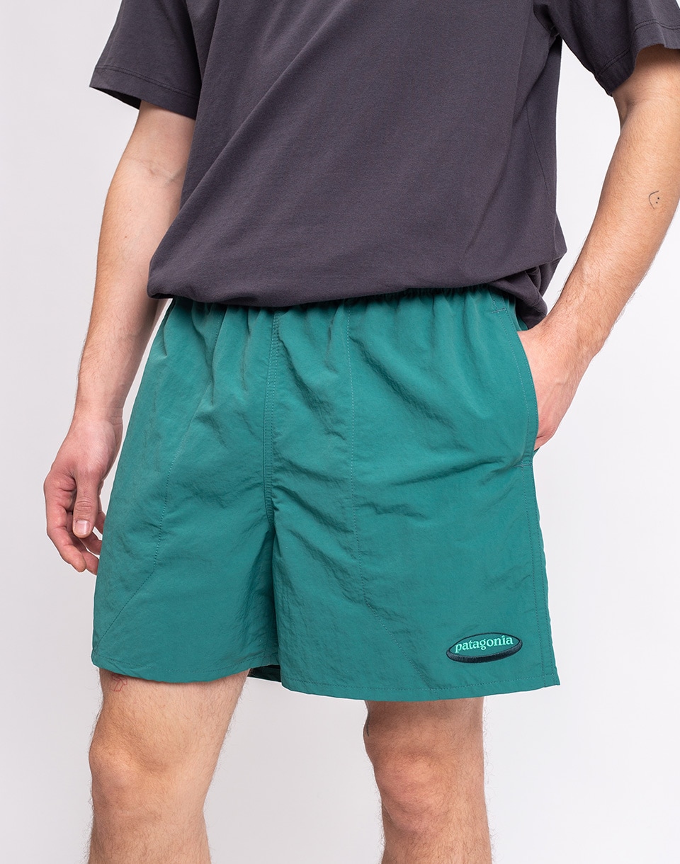 Patagonia M's Baggies Shorts - 5" '95 Oval Logo: Gem Green S