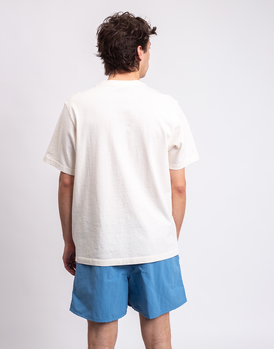 Patagonia M's MW '95 Oval Logo Pocket Tee Undyed Natural S