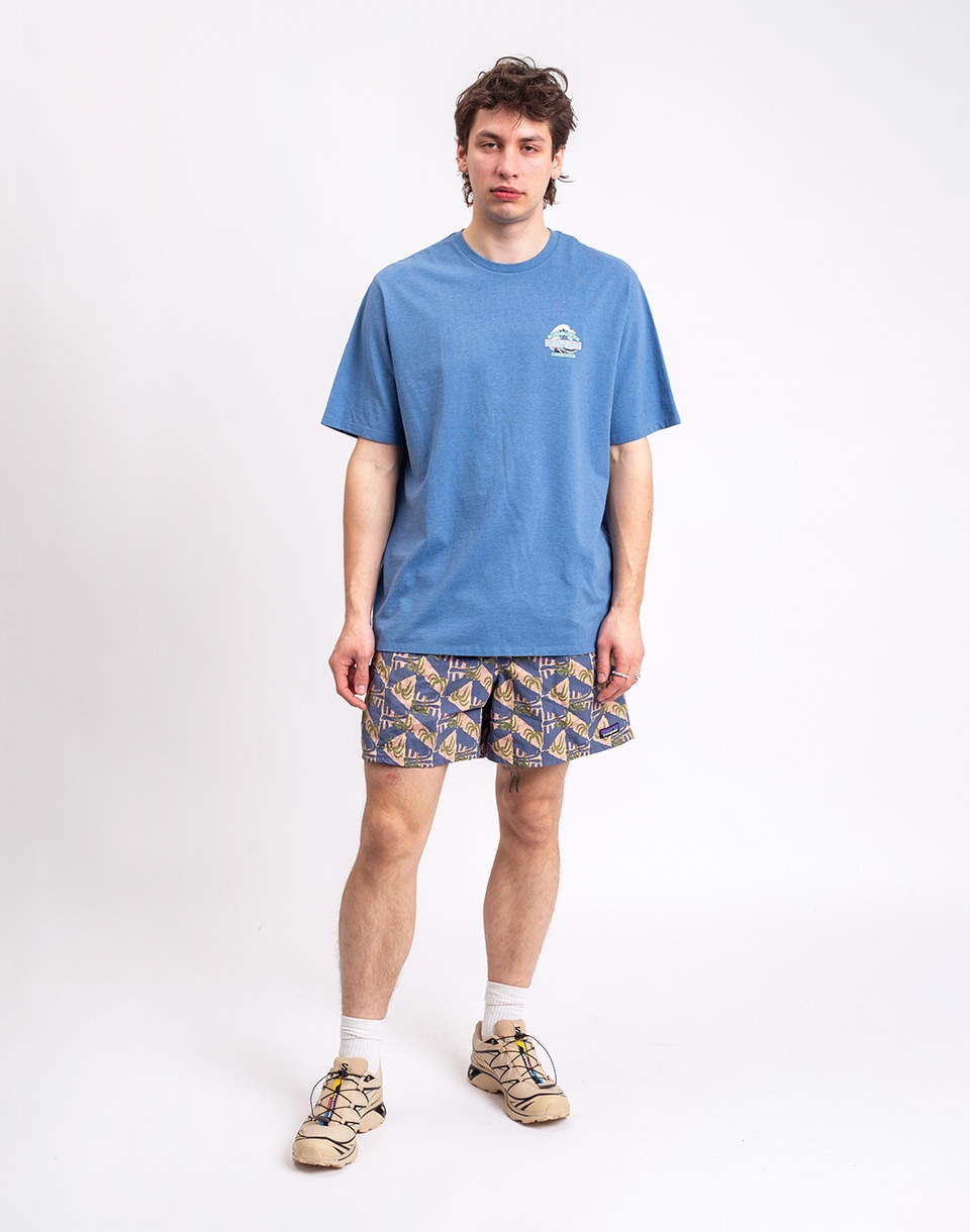 Patagonia M's Great Waves Responsibili-Tee® Shore Blue M