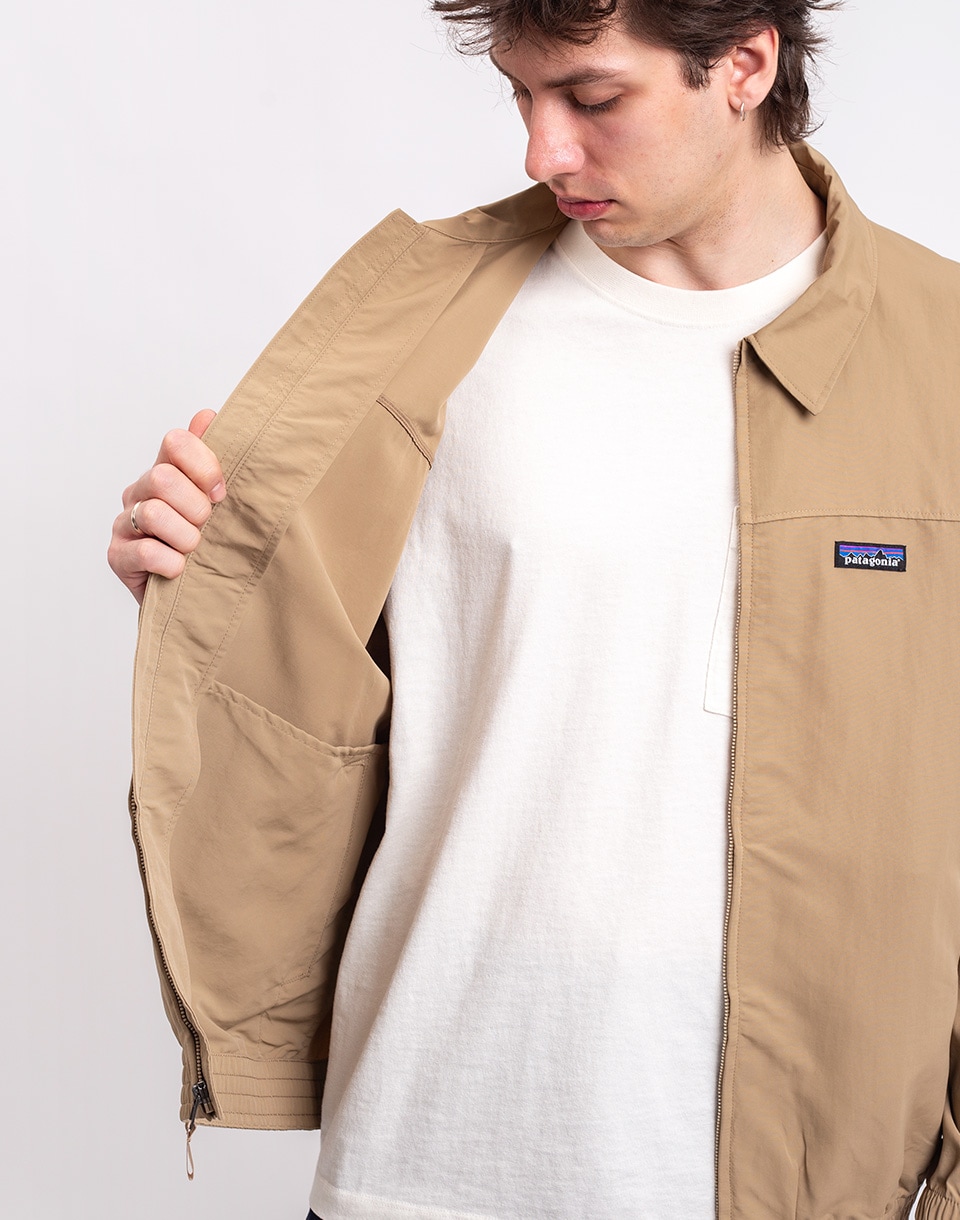 Patagonia M's Isthmus Unlined Jacket Slab Khaki M