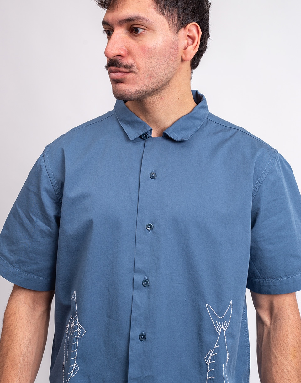 Service Works Mackerel Shirt SLATE S