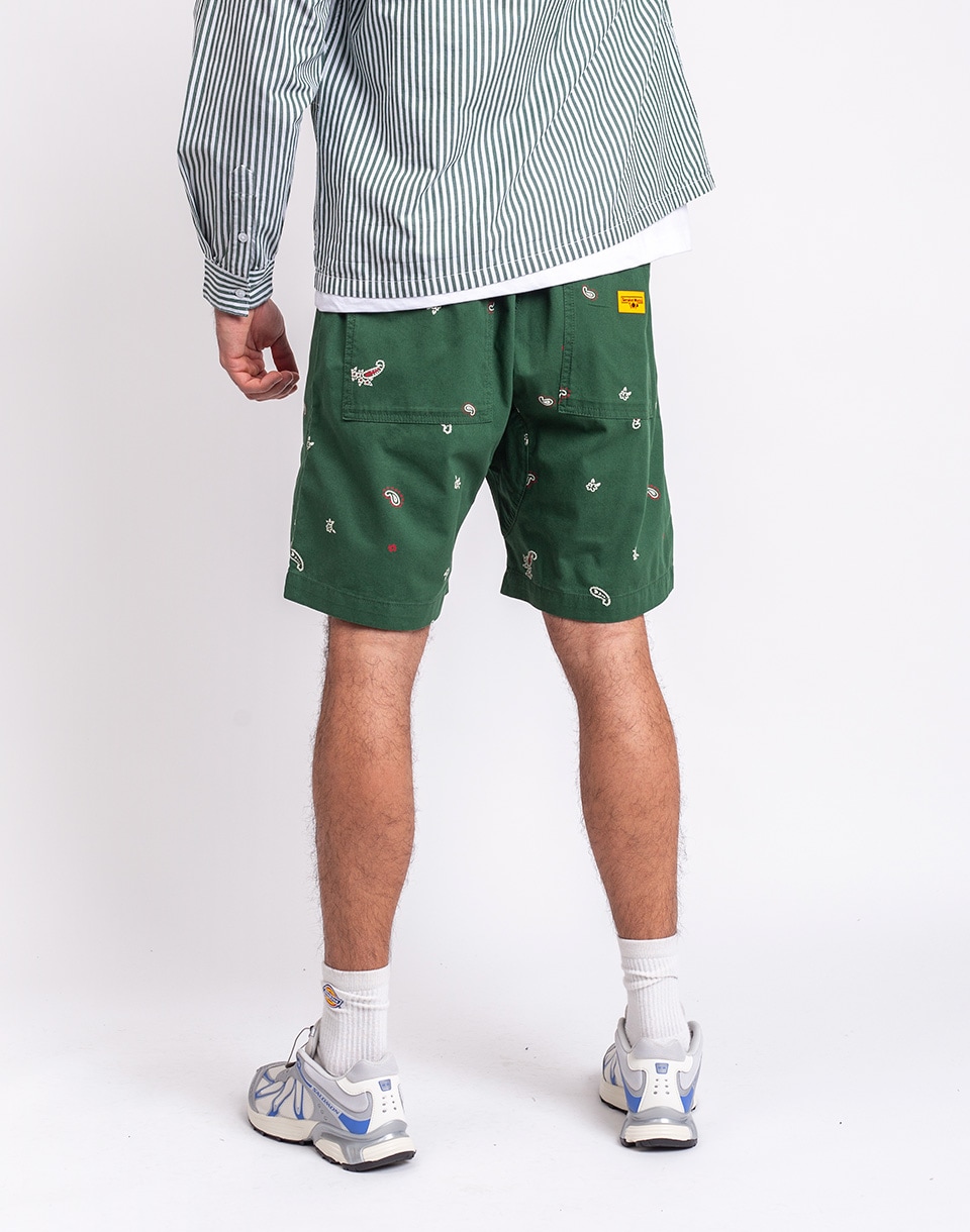 Service Works Paisley Chef Shorts FOREST M