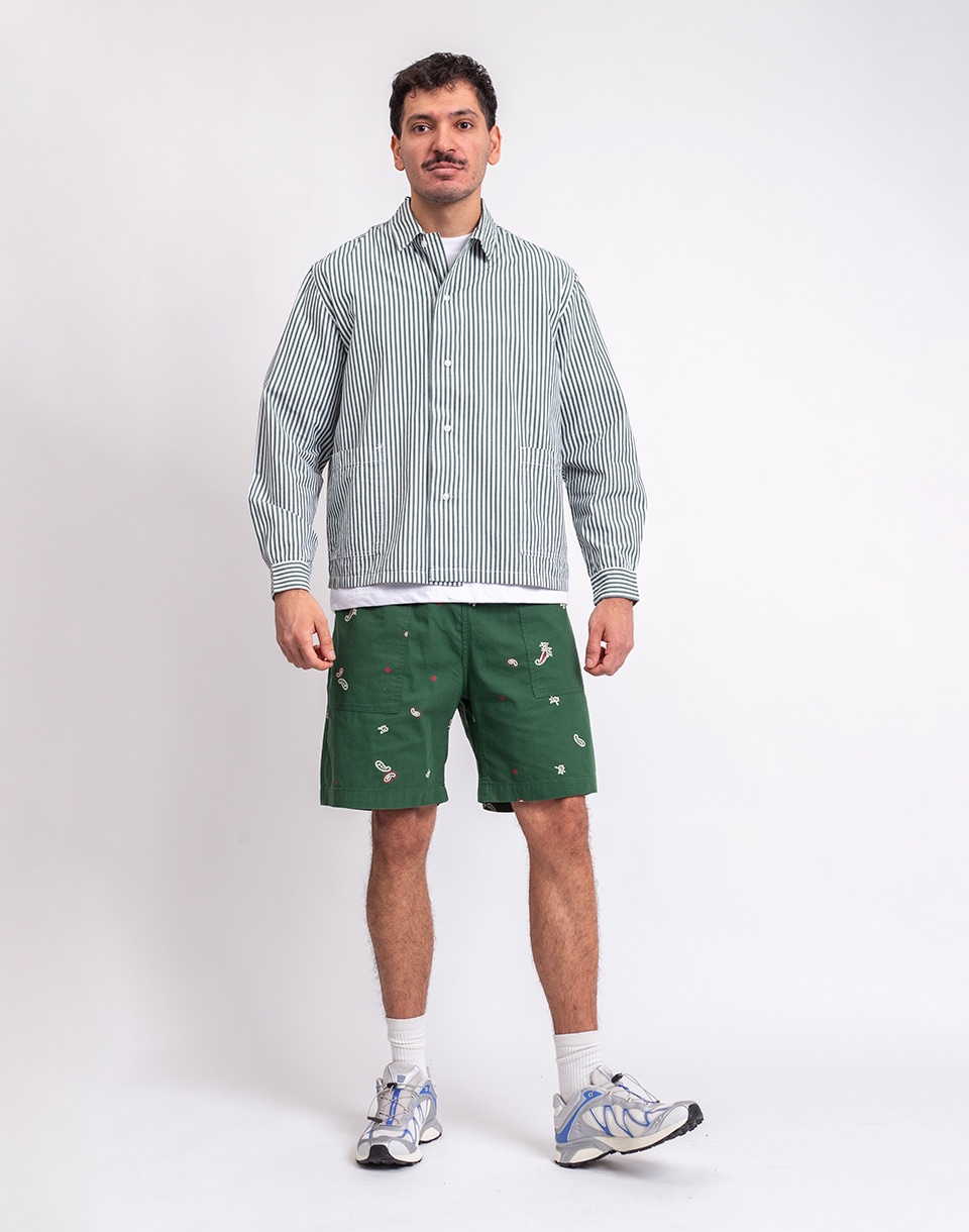 Service Works Paisley Chef Shorts FOREST M