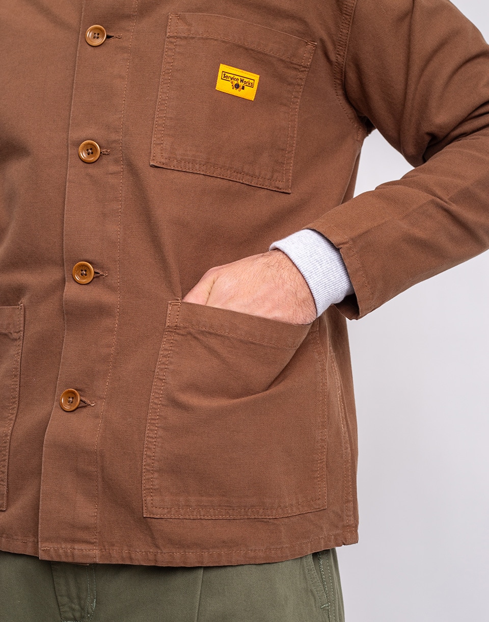 Service Works Canvas Chore Shirt BARK S