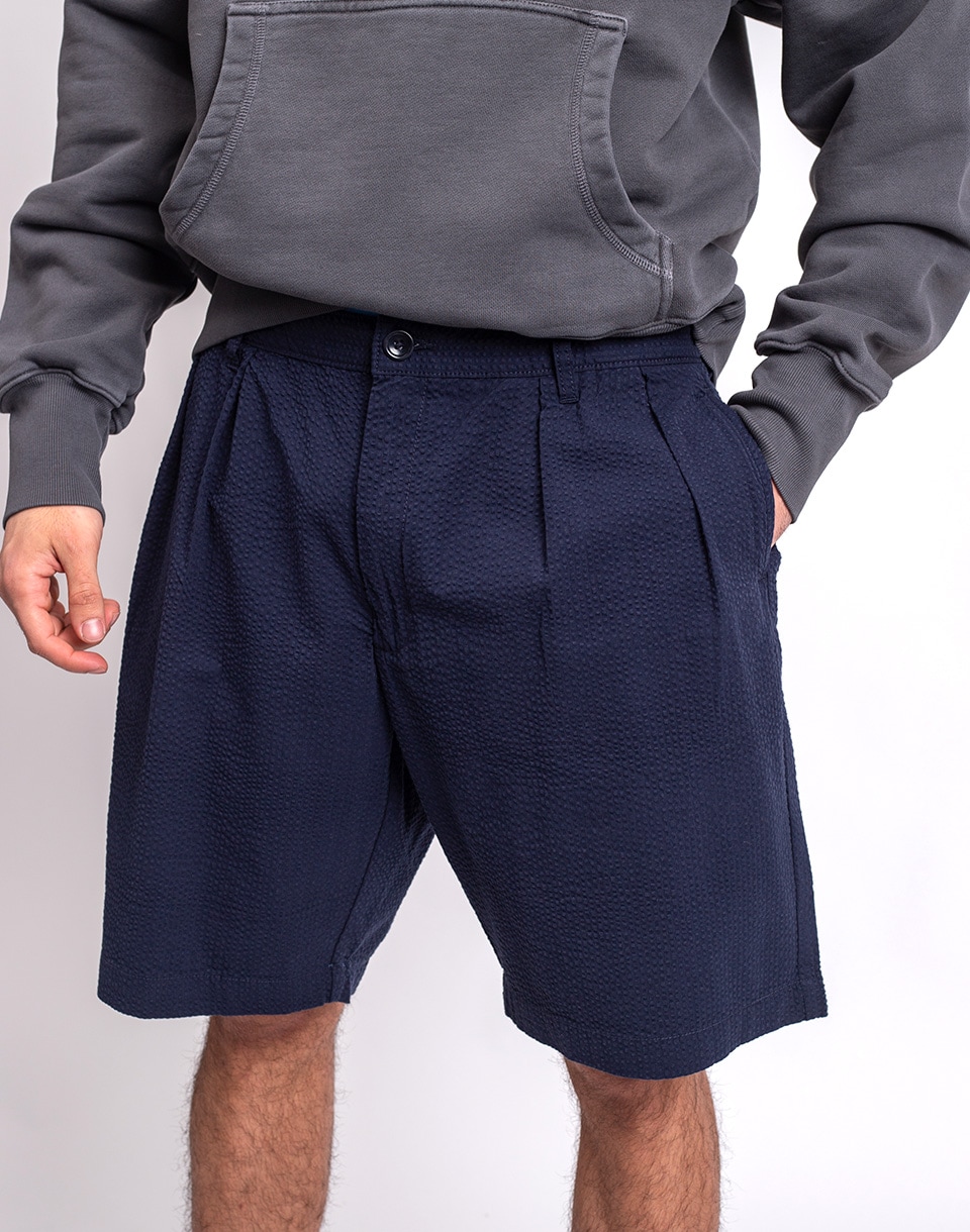 Service Works Seersucker Part Timer Shorts DARK NAVY M