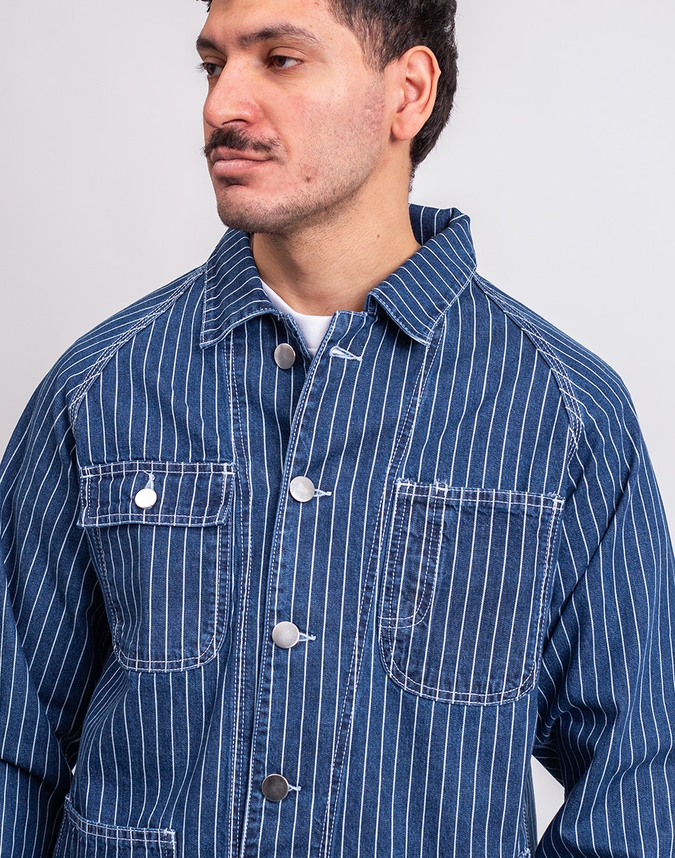 Service Works Pinstripe Denim Coverall 2.0 INDIGO M
