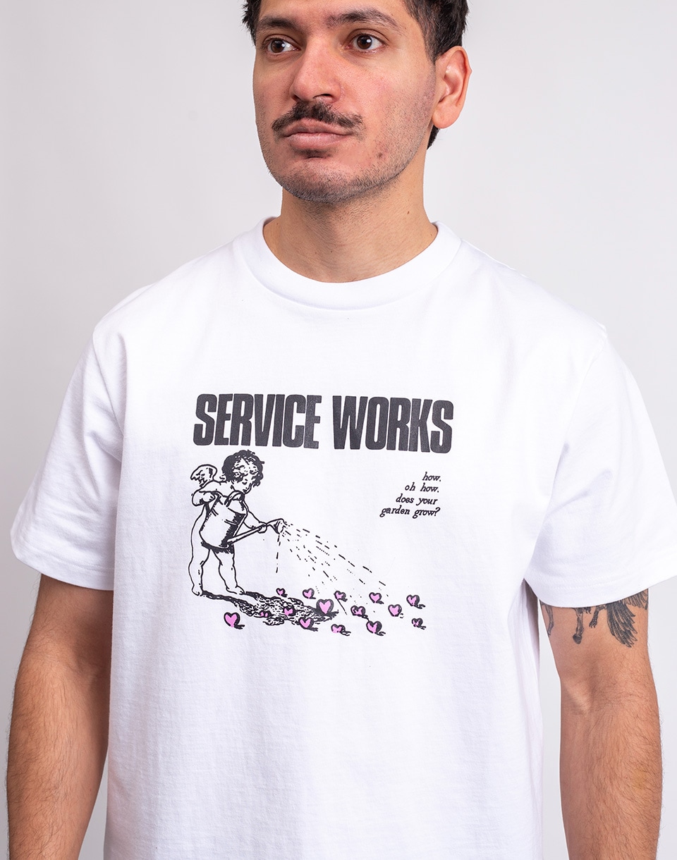 Service Works Garden Tee WHITE L