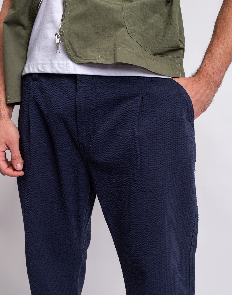 Service Works Seersucker Waiters Pants DARK NAVY M