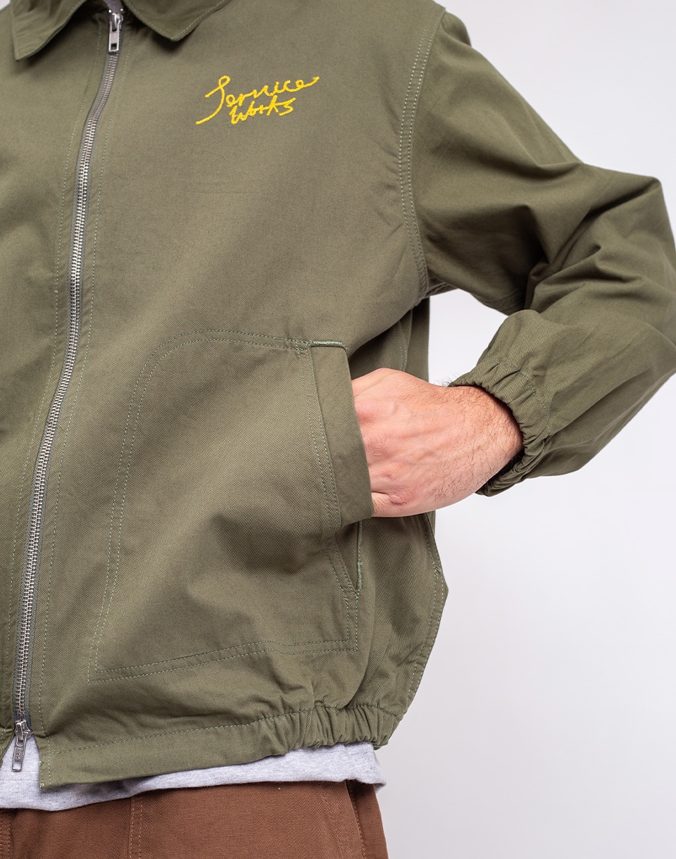 Service Works Twill Work Jacket OLIVE M
