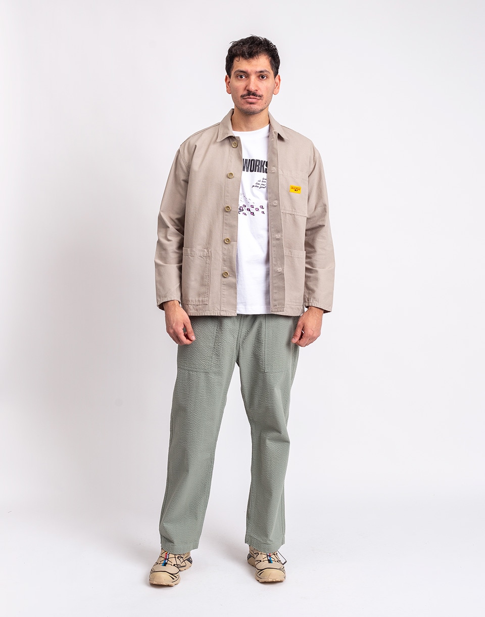 Service Works Canvas Chore Shirt STONE S