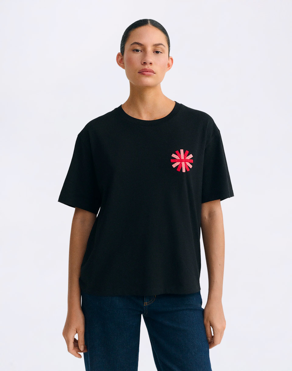 Thinking MU Patched Sunny Lucia Tee BLACK M