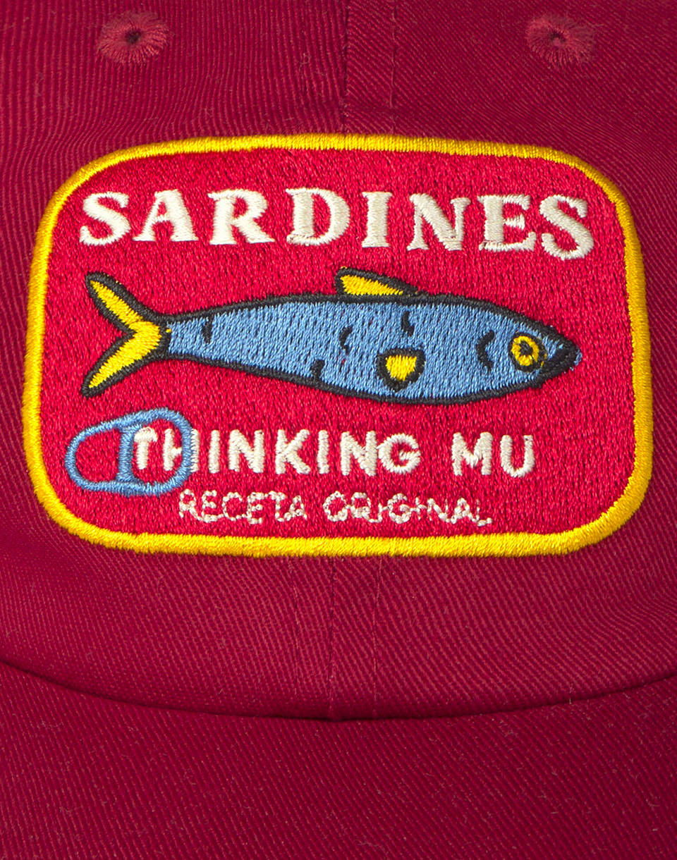 Thinking MU Sardines Dark Red Chris Cap RED
